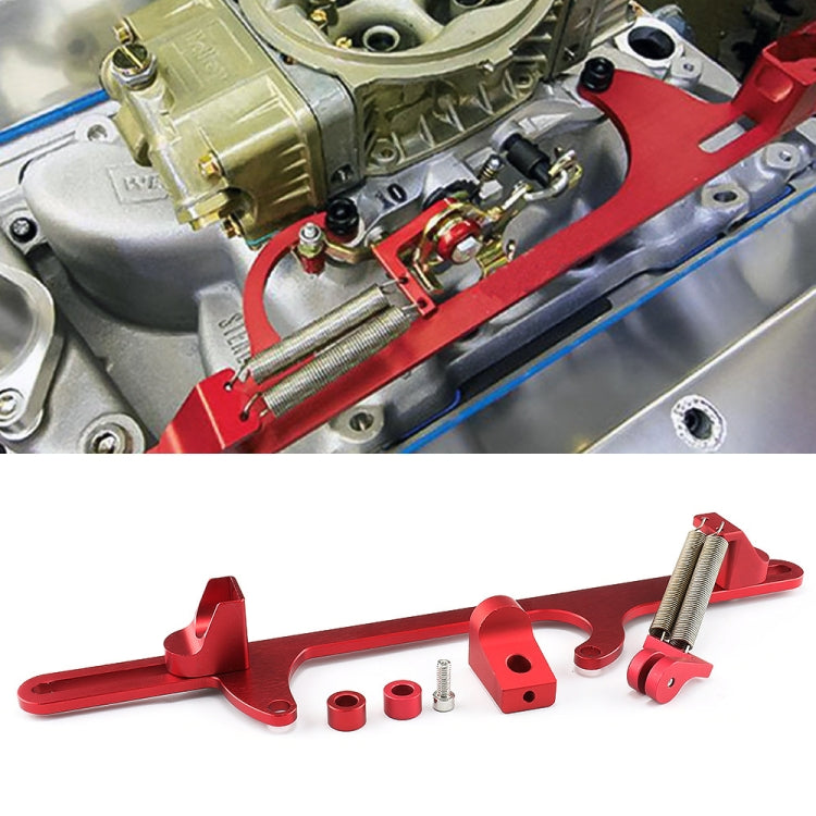 Car Modification Accessories Aluminum Alloy 4500 Series Cable Base Throttle Bracket Throttle Valve Cable(Red) - Engine Fittings by PMC TechLife | Online Shopping South Africa | PMC TechLife | Buy Now Pay Later Mobicred