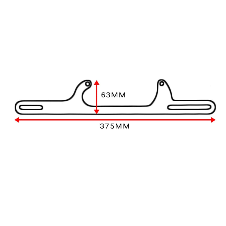 Car Modification Accessories Aluminum Alloy 4500 Series Cable Base Throttle Bracket Throttle Valve Cable(Red) - Engine Fittings by PMC TechLife | Online Shopping South Africa | PMC TechLife | Buy Now Pay Later Mobicred