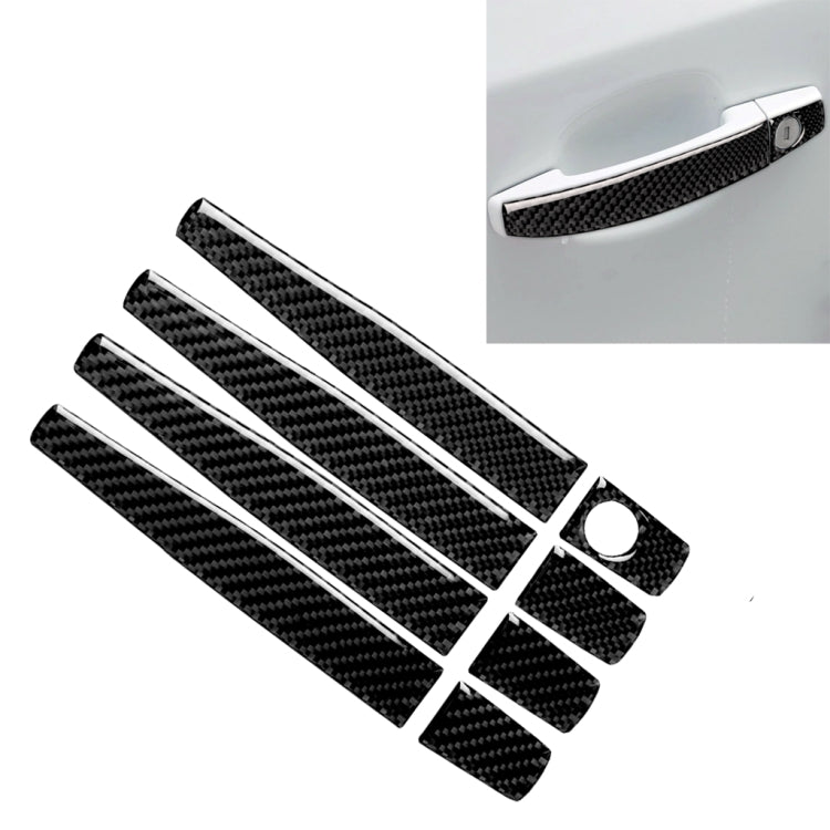 Car Carbon Fiber Door Handle Decorative Sticker for Chevrolet Cruze 2009-2015, Left and Right Drive Universal - Car Interior Mouldings by PMC TechLife | Online Shopping South Africa | PMC TechLife | Buy Now Pay Later Mobicred