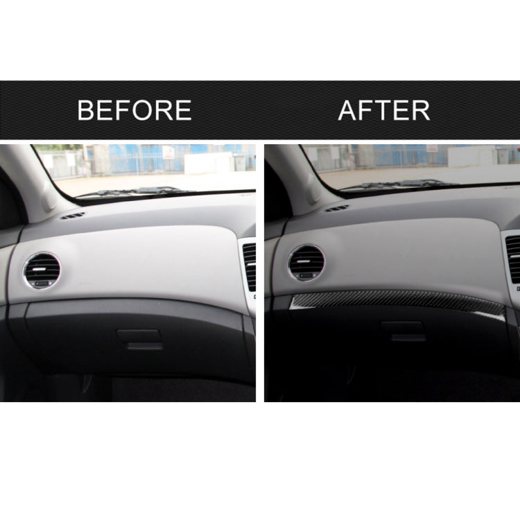 Car Carbon Fiber Dashboard Decorative Stripe for Chevrolet Cruze 2009-2015, Right Drive - Car Interior Mouldings by PMC TechLife | Online Shopping South Africa | PMC TechLife | Buy Now Pay Later Mobicred