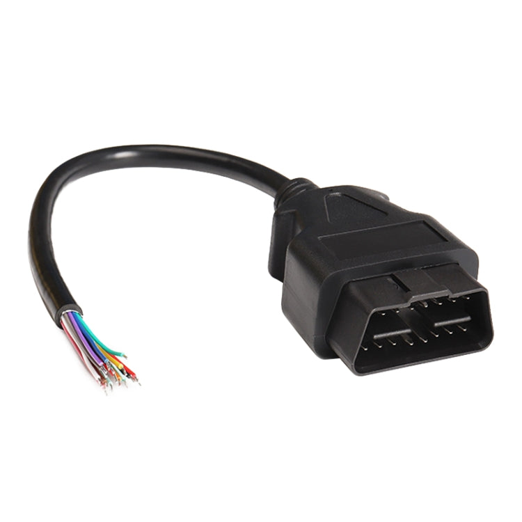 16PIN Male OBD Cable Opening Line OBD 2 Extension Cable for Car Diagnostic Scanner, Cable Length: 30cm - Cables & Connectors by PMC TechLife | Online Shopping South Africa | PMC TechLife | Buy Now Pay Later Mobicred