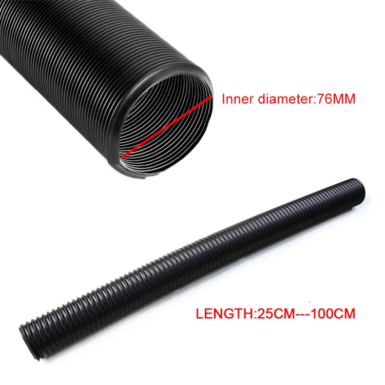 76mm / 3.0 inch Car Universal Tube Intake Telescopic Tube Injection Intake System Pipe - Air Intake System by PMC TechLife | Online Shopping South Africa | PMC TechLife