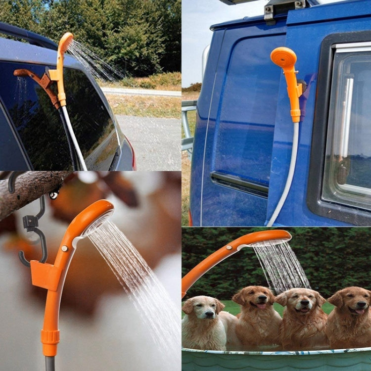 12V Portable Outdoor Car Electric Shower Sprinkler Washer (Orange) - Car washing supplies by PMC TechLife | Online Shopping South Africa | PMC TechLife | Buy Now Pay Later Mobicred