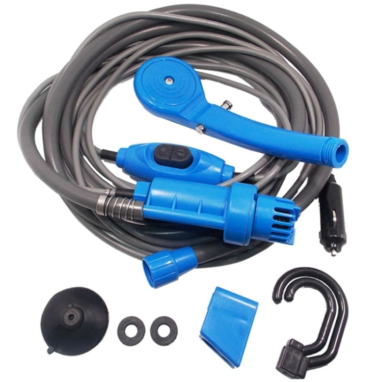 12V Portable Outdoor Car Electric Shower Sprinkler Washer (Blue) - Car washing supplies by PMC TechLife | Online Shopping South Africa | PMC TechLife | Buy Now Pay Later Mobicred