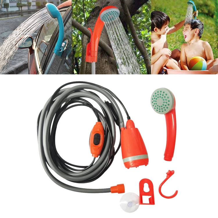 12V Portable Outdoor Universal Car Electric Shower Sprinkler Washer (Orange) - Car washing supplies by PMC TechLife | Online Shopping South Africa | PMC TechLife | Buy Now Pay Later Mobicred