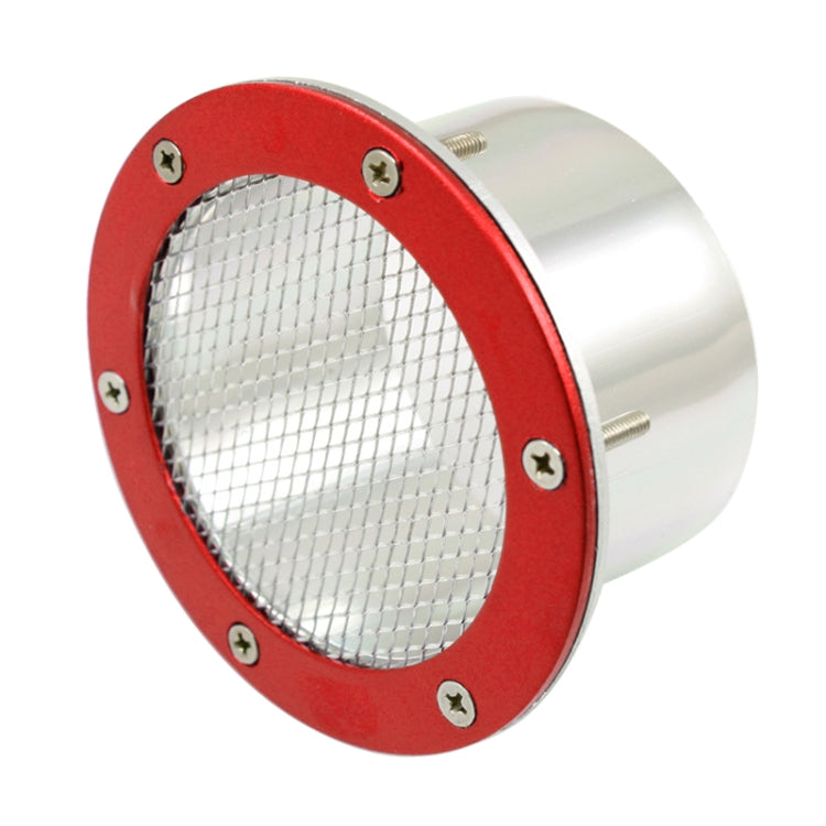 XH-UN017 Car Universal Modified Aluminum Air Inlet Decoration (Red) - Air Intake System by PMC TechLife | Online Shopping South Africa | PMC TechLife | Buy Now Pay Later Mobicred