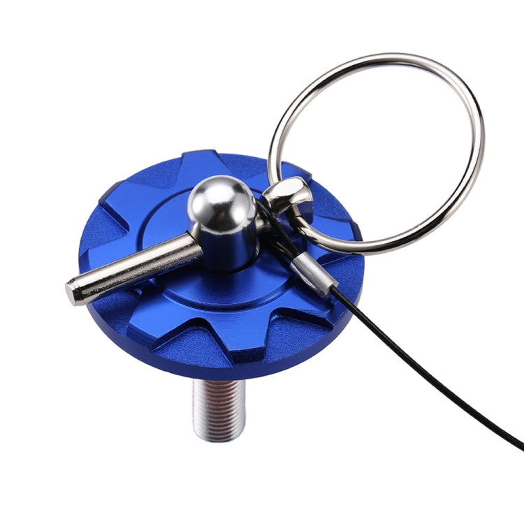 XH-6041 Car Universal Modified Aluminum Alloy Engine Hood Lock Cover(Blue) - Locks & Hasps by PMC TechLife | Online Shopping South Africa | PMC TechLife | Buy Now Pay Later Mobicred