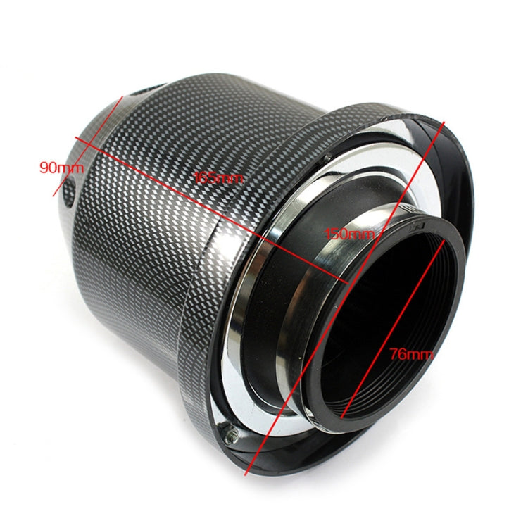 XH-UN005 Car Universal Modified High Flow Mushroom Head Style Intake Filter for 76mm Air Filter (Red) - Air Intake System by PMC TechLife | Online Shopping South Africa | PMC TechLife | Buy Now Pay Later Mobicred