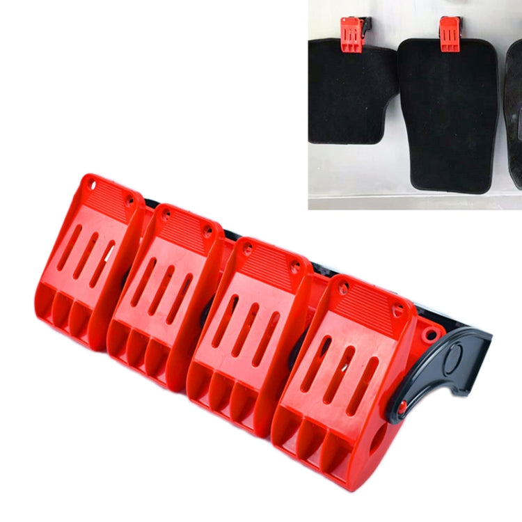 Car Foot Pad Cleaning Clip Multifunctional Wall Mounted Fixing Clip Hook - Car washing supplies by PMC TechLife | Online Shopping South Africa | PMC TechLife | Buy Now Pay Later Mobicred