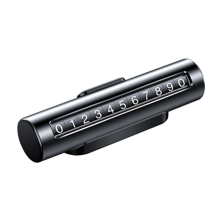 Car Metal Roller Creative Temporary Parking Card Parking Number Card (Black) - Parking Card by PMC TechLife | Online Shopping South Africa | PMC TechLife | Buy Now Pay Later Mobicred