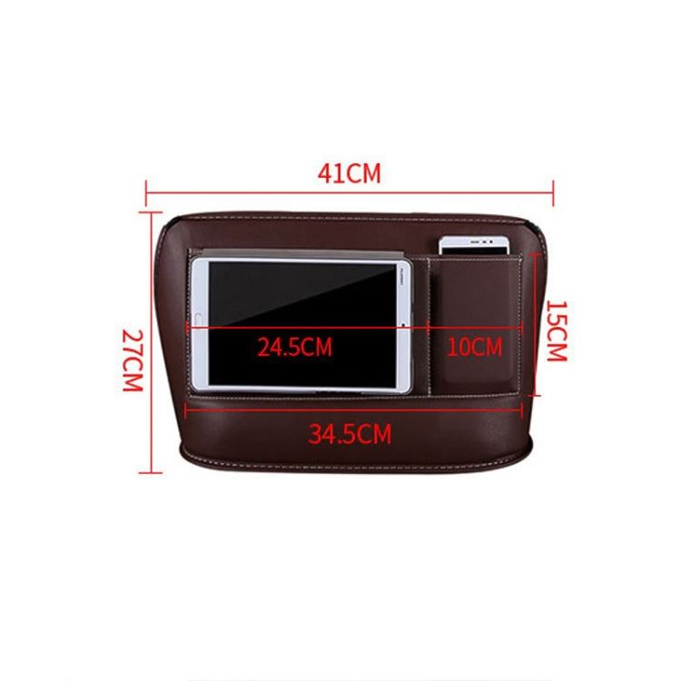 Car Front Seat Hanging Bag Mobile Phone Storage Bag (Wine Red) - free shipping - PMC Jewellery - Order now!