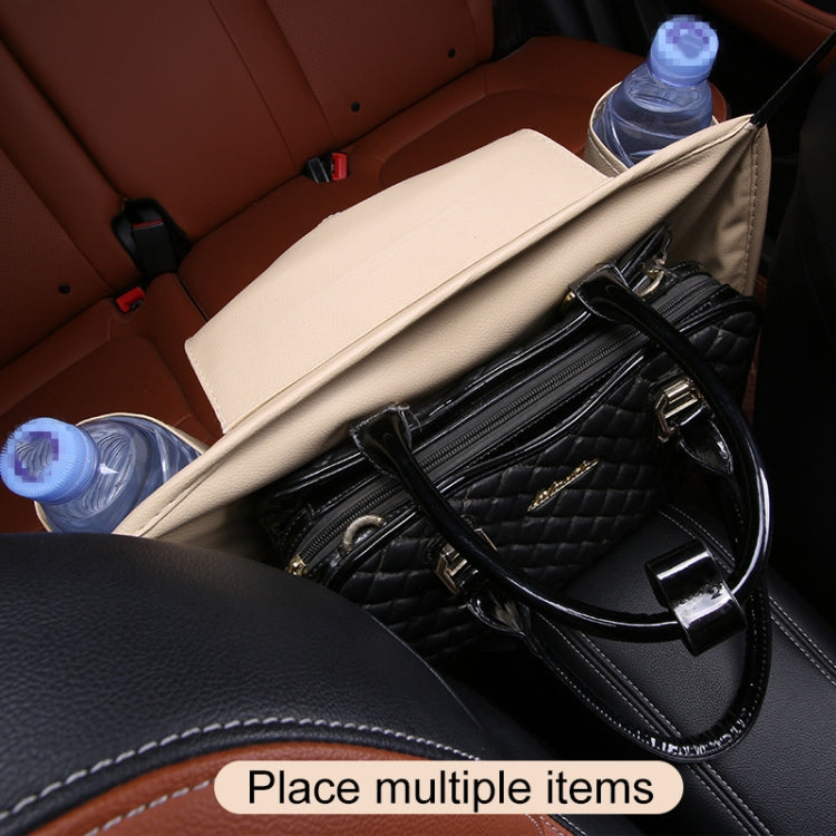 Car Front Seat Hanging Bag Paper Towel / Water Cup Storage Bag(Black) - Tissue Boxes by PMC Jewellery | Online Shopping South Africa | PMC Jewellery | Buy Now Pay Later Mobicred