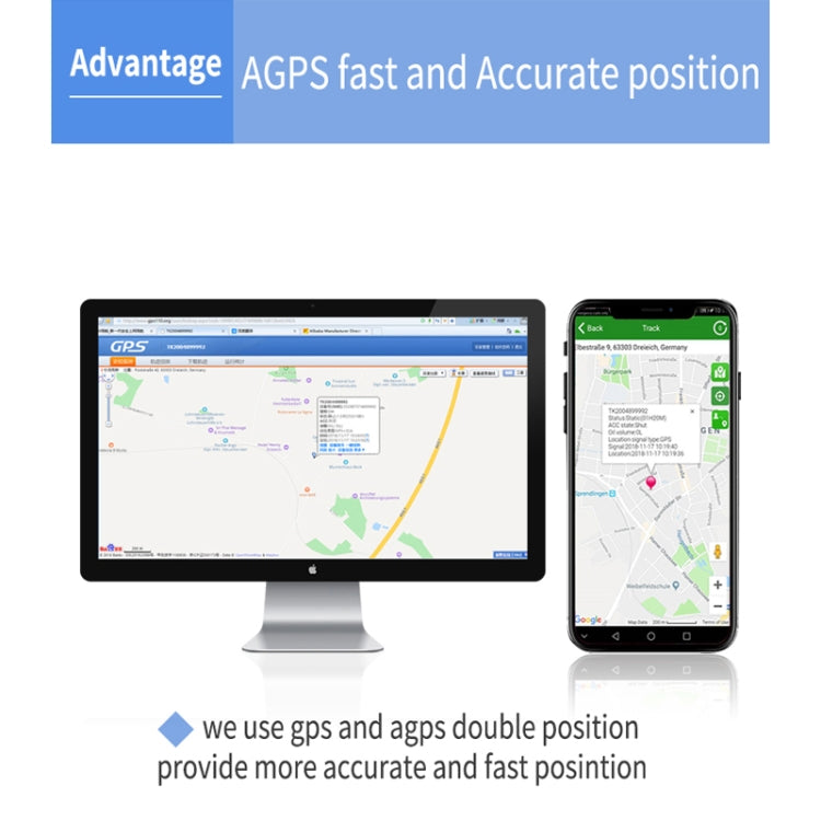 TK300 3G GPS / GPRS / GSM Realtime Car Truck Vehicle Tracking GPS Tracker with Battery and Relay - Car Tracker by PMC TechLife | Online Shopping South Africa | PMC TechLife | Buy Now Pay Later Mobicred