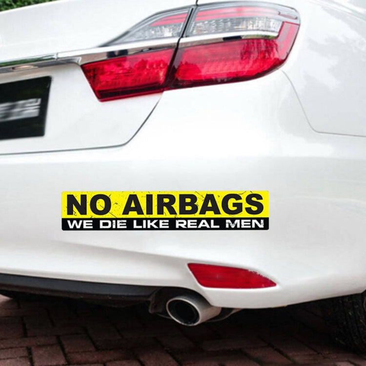 10 PCS Car NO AIRBAGS Words Random Decorative Sticker - Decorative Sticker by PMC TechLife | Online Shopping South Africa | PMC TechLife | Buy Now Pay Later Mobicred