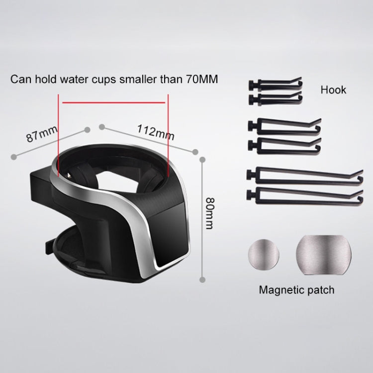 2 in 1 Car Air Outlet Magnetic Mount Beverage Cup Stand Phone Holder(Red) - Car Drink Holders by PMC TechLife | Online Shopping South Africa | PMC TechLife | Buy Now Pay Later Mobicred