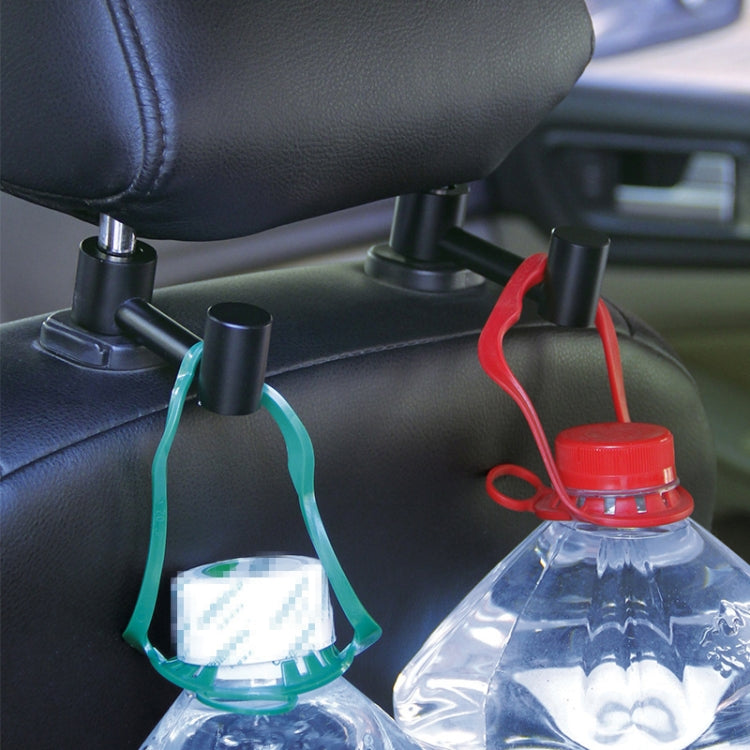 Car Hidden Creative Aluminum Alloy Seat Hook Organizer Storage Hanger (Black) - Stowing Tidying by PMC TechLife | Online Shopping South Africa | PMC TechLife | Buy Now Pay Later Mobicred