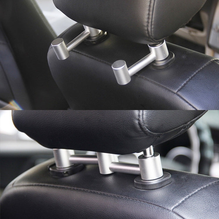 Car Hidden Creative Aluminum Alloy Seat Hook Organizer Storage Hanger (Silver) - Stowing Tidying by PMC TechLife | Online Shopping South Africa | PMC TechLife | Buy Now Pay Later Mobicred