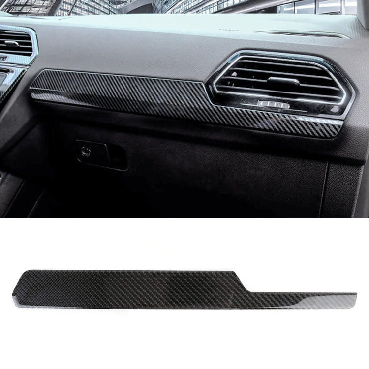 Car Carbon Fiber Dashboard Decorative Strip for Volkswagen Tiguan L - Car Interior Mouldings by PMC TechLife | Online Shopping South Africa | PMC TechLife | Buy Now Pay Later Mobicred