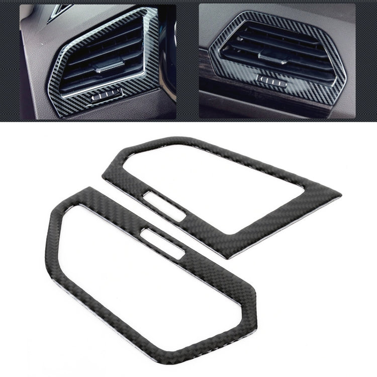 Car Carbon Fiber Central Control Side Air Outlet Frame Decorative Sticker for Volkswagen Tiguan L - Car Interior Mouldings by PMC TechLife | Online Shopping South Africa | PMC TechLife | Buy Now Pay Later Mobicred