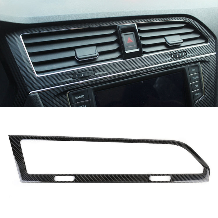 Car Carbon Fiber Central Control Air Outlet Frame Decorative Sticker for Volkswagen Tiguan L - free shipping - PMC TechLife - Order now!