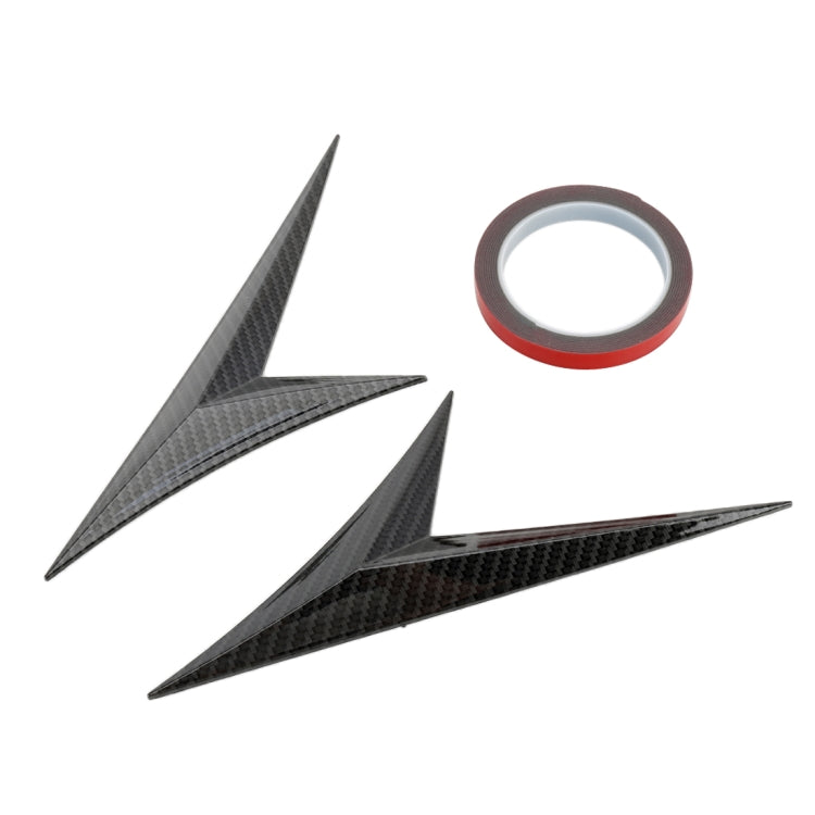 Modified Fender Side Wing Sticker Blade Side Shark Gill Car Body Decorative Sticker for Honda 10th Generation Civic, Carbon Fiber - Decorative Sticker by PMC Jewellery | Online Shopping South Africa | PMC Jewellery | Buy Now Pay Later Mobicred