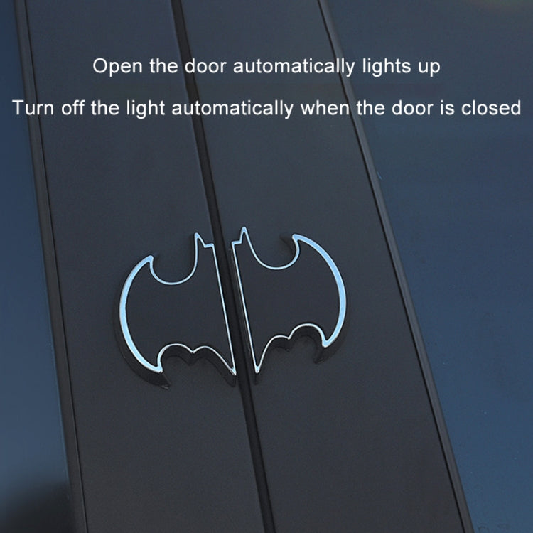 2 PCS Car LED Door Warning Lights Anti-collision Door Opening Lamp Flashing Lights (Silver) - Warning Lights by PMC TechLife | Online Shopping South Africa | PMC TechLife | Buy Now Pay Later Mobicred
