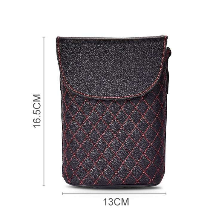 Car Back Seat Hook Garbage Can Car Storage Box (Black) - Seat Accessories by PMC Jewellery | Online Shopping South Africa | PMC Jewellery | Buy Now Pay Later Mobicred