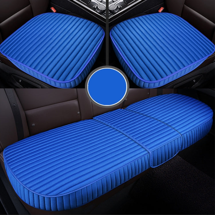 3 in 1 Car Seat Cushion Free Binding All Inclusive Seat Mat Set (Blue) - Seat Accessories by PMC TechLife | Online Shopping South Africa | PMC TechLife | Buy Now Pay Later Mobicred