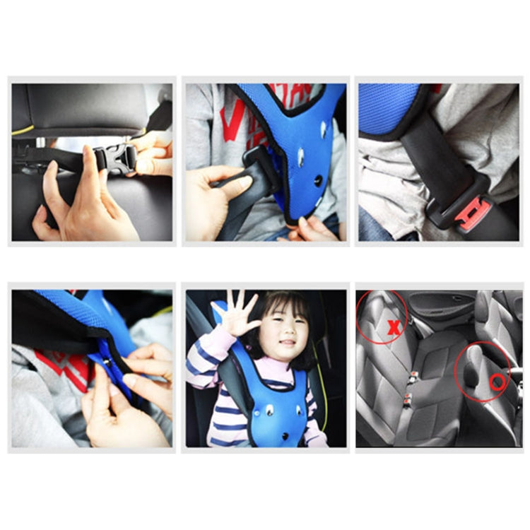 Car Child Rabbit Double Shoulder Seat Belt Adjuster (Blue) - free shipping - PMC Jewellery - Order now!