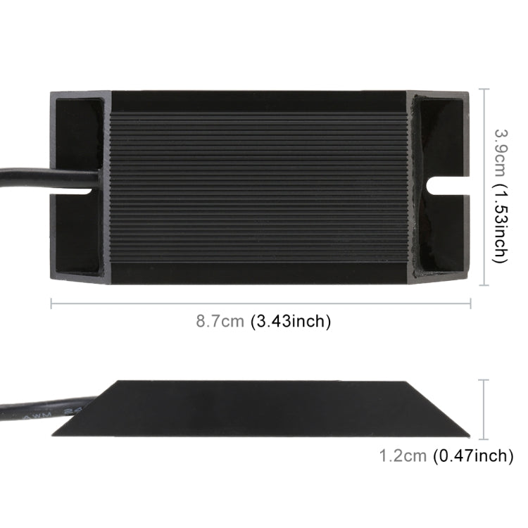 2 PCS 1156 / BAU15S DC12V 50W 6 Ohms Turn Signal / Reversing Light / Brake Light Split Dual Resistance Decoder - Headlight Ballast by PMC TechLife | Online Shopping South Africa | PMC TechLife | Buy Now Pay Later Mobicred
