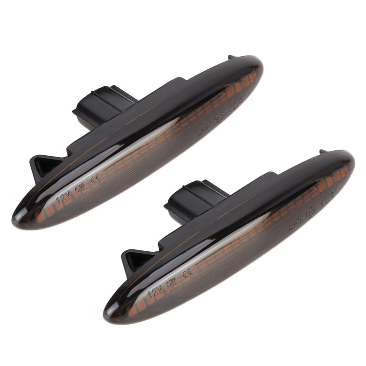 2 PCS DC12V / 5W Car LED Dynamic Blinker Side Lights Flowing Water Turn Signal Light for Lexus, Amber Light (Black) - free shipping - PMC TechLife - Order now!
