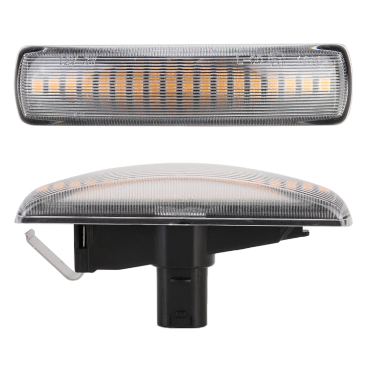 2 PCS DC12V / 3W Car LED Dynamic Blinker Side Lights Flowing Water Turn Signal Light for Land Rover, Amber Light (Transparent) - Arrow Turn Lights by PMC TechLife | Online Shopping South Africa | PMC TechLife | Buy Now Pay Later Mobicred