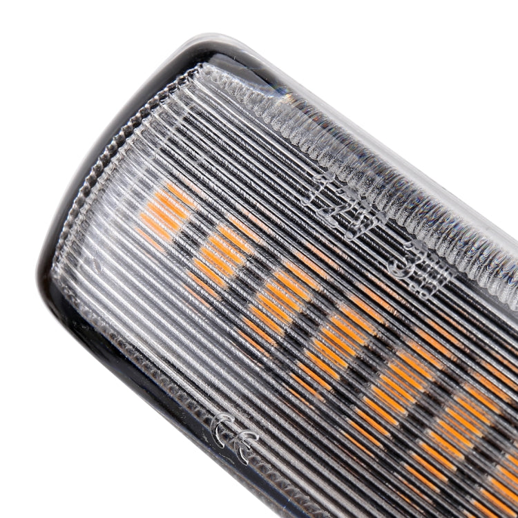 2 PCS DC12V / 3W Car LED Dynamic Blinker Side Lights Flowing Water Turn Signal Light for Land Rover, Amber Light (Transparent) - Arrow Turn Lights by PMC TechLife | Online Shopping South Africa | PMC TechLife | Buy Now Pay Later Mobicred