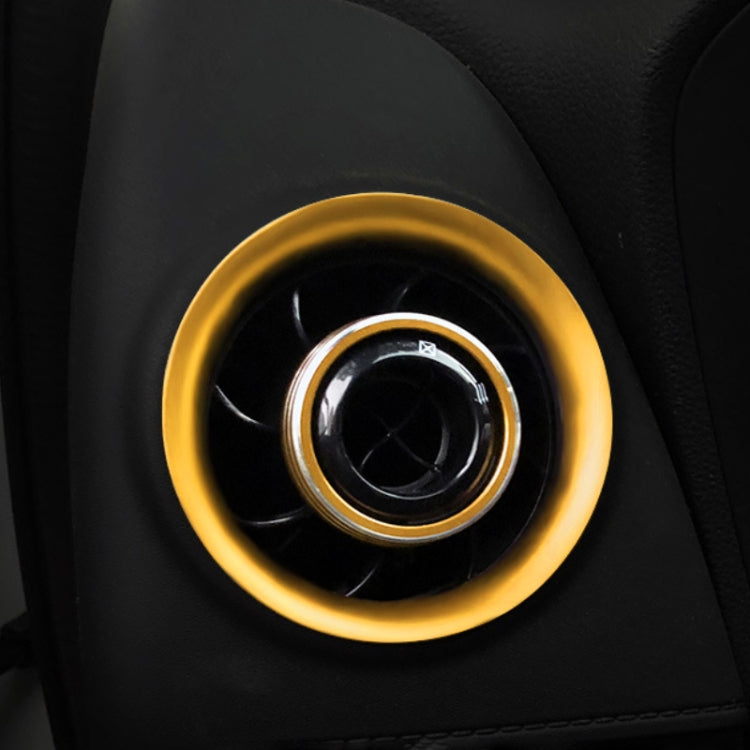 8 PCS Car Aluminum Alloy Air Conditioner Knob Case and Base for Honda XR-V (Gold) - Decoration Rings by PMC TechLife | Online Shopping South Africa | PMC TechLife | Buy Now Pay Later Mobicred