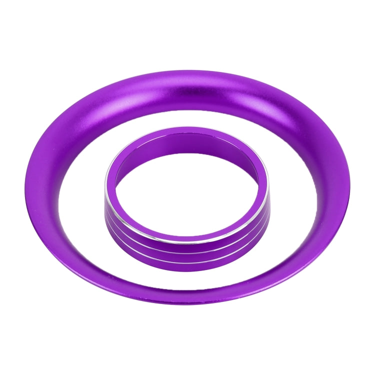 8 PCS Car Aluminum Alloy Air Conditioner Knob Case and Base for Honda XR-V (Purple) - Decoration Rings by PMC TechLife | Online Shopping South Africa | PMC TechLife | Buy Now Pay Later Mobicred