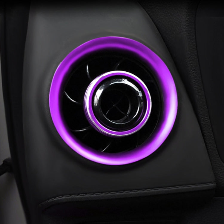 8 PCS Car Aluminum Alloy Air Conditioner Knob Case and Base for Honda XR-V (Purple) - Decoration Rings by PMC TechLife | Online Shopping South Africa | PMC TechLife | Buy Now Pay Later Mobicred