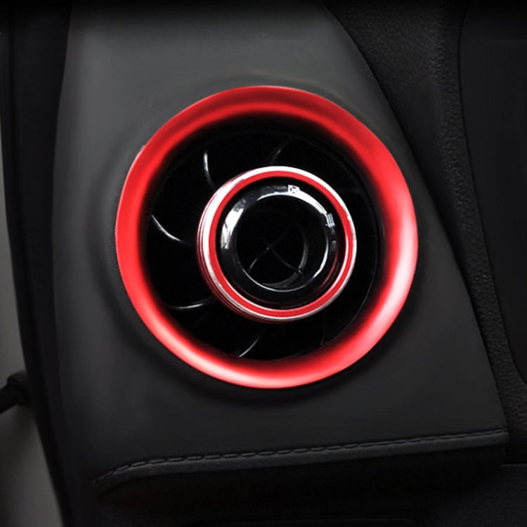 8 PCS Car Aluminum Alloy Air Conditioner Knob Case and Base for Honda XR-V (Red) - Decoration Rings by PMC TechLife | Online Shopping South Africa | PMC TechLife | Buy Now Pay Later Mobicred
