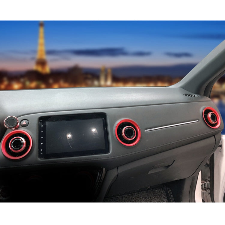 8 PCS Car Aluminum Alloy Air Conditioner Knob Case and Base for Honda XR-V (Red) - Decoration Rings by PMC TechLife | Online Shopping South Africa | PMC TechLife | Buy Now Pay Later Mobicred