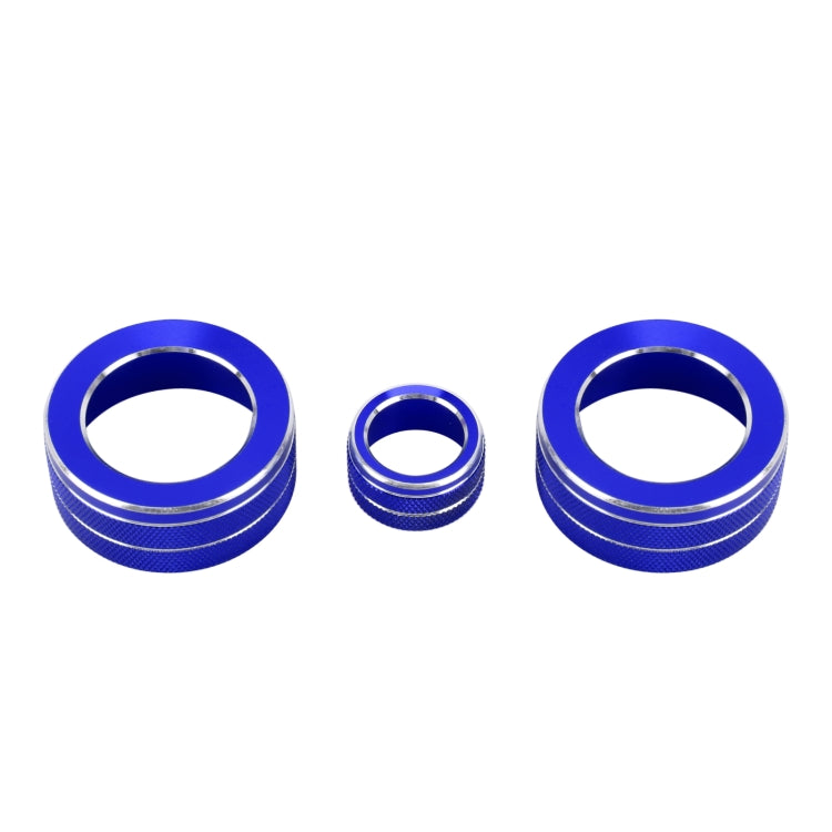 3 PCS Car Metal Air Conditioner Knob Case for Honda AVANCIER / URV (Blue) - free shipping - PMC TechLife - Order now!