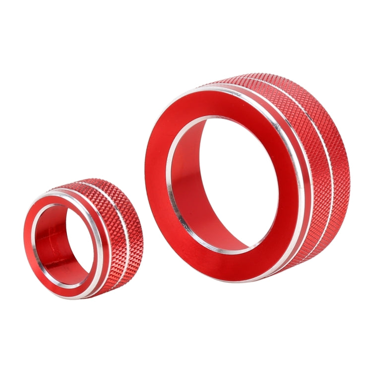 3 PCS Car Metal Air Conditioner Knob Case for Honda AVANCIER / URV (Red) - Decoration Rings by PMC TechLife | Online Shopping South Africa | PMC TechLife | Buy Now Pay Later Mobicred