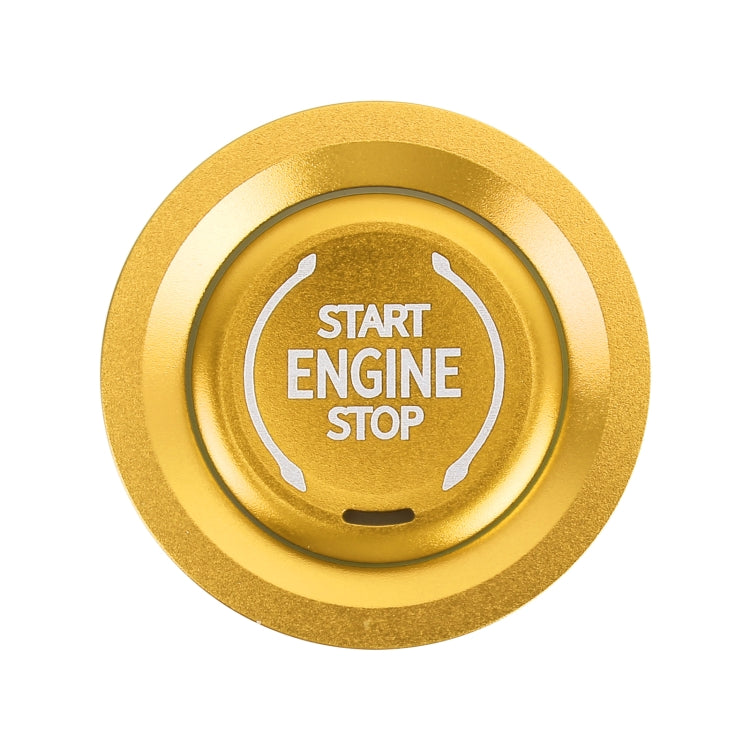 Car Engine Start Key Push Button Ring Trim Metal Sticker Decoration for Cadillac CT5 CT4 XT4 XT6 / Chevrolet Silverado (Gold) - Decoration Rings by PMC TechLife | Online Shopping South Africa | PMC TechLife | Buy Now Pay Later Mobicred