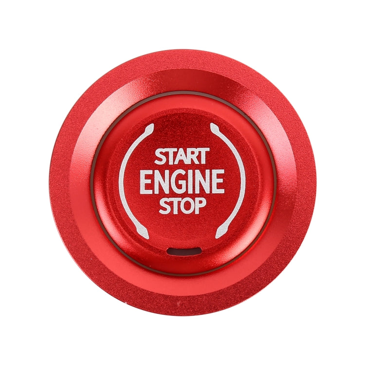 Car Engine Start Key Push Button Ring Trim Metal Sticker Decoration for Cadillac CT5 CT4 XT4 XT6 / Chevrolet Silverado (Red) - Decoration Rings by PMC TechLife | Online Shopping South Africa | PMC TechLife | Buy Now Pay Later Mobicred