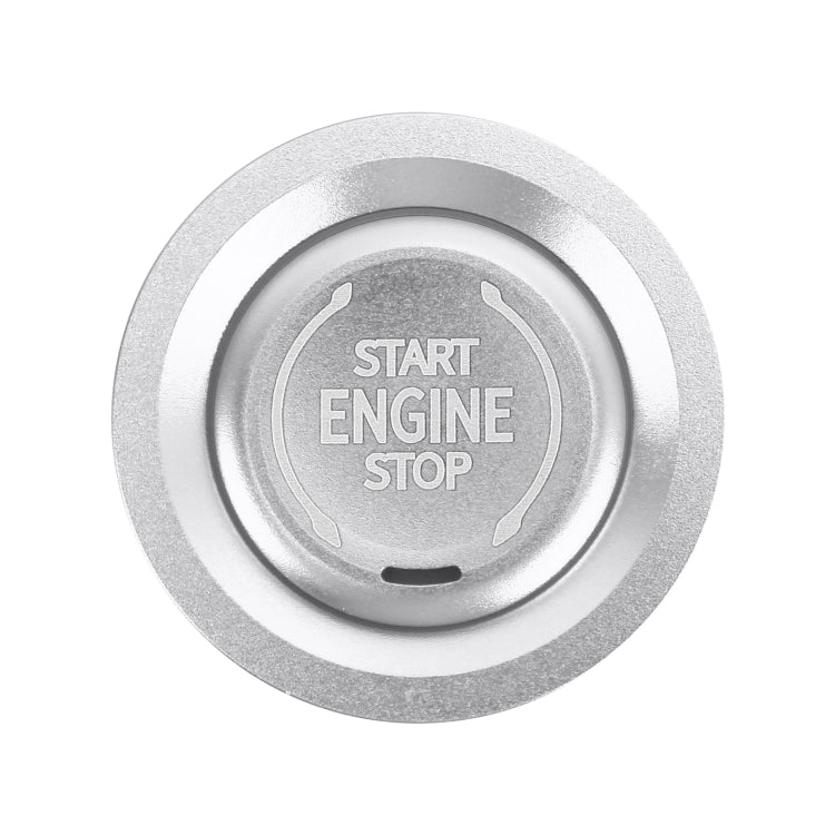 Car Engine Start Key Push Button Ring Trim Metal Sticker Decoration for Cadillac CT5 CT4 XT4 XT6 / Chevrolet Silverado (Silver) - Decoration Rings by PMC TechLife | Online Shopping South Africa | PMC TechLife | Buy Now Pay Later Mobicred