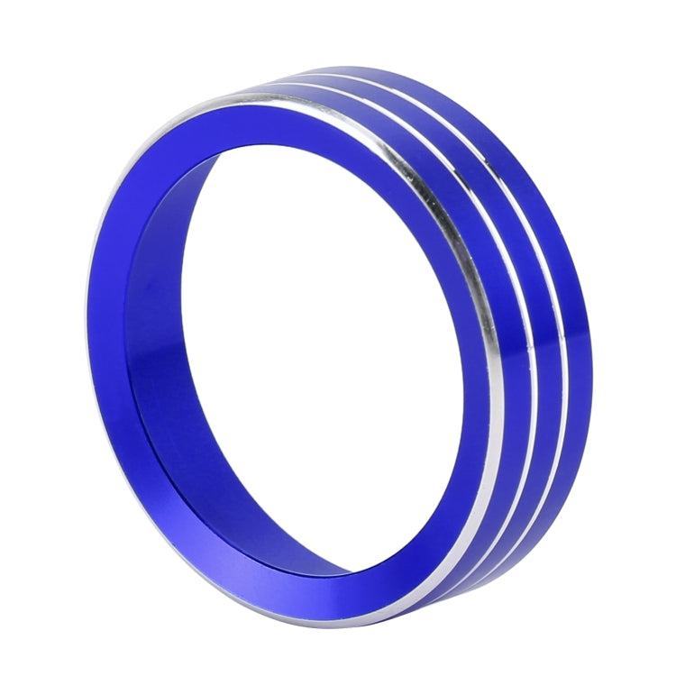 2 PCS Car Metal Air Conditioner Knob Case for Nissan X-TRAIL (Blue) - Decoration Rings by PMC TechLife | Online Shopping South Africa | PMC TechLife | Buy Now Pay Later Mobicred