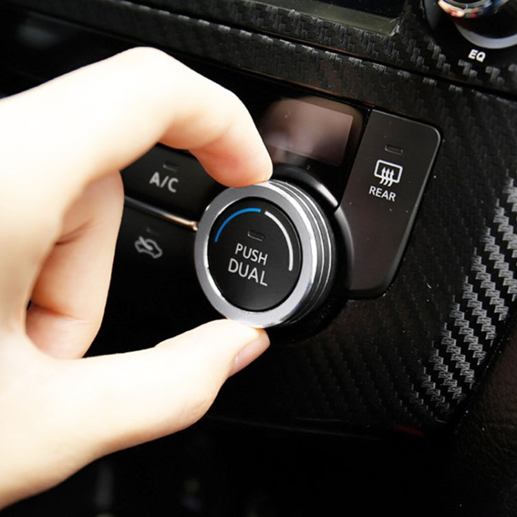 2 PCS Car Metal Air Conditioner Knob Case for Nissan X-TRAIL (Silver) - Decoration Rings by PMC TechLife | Online Shopping South Africa | PMC TechLife | Buy Now Pay Later Mobicred