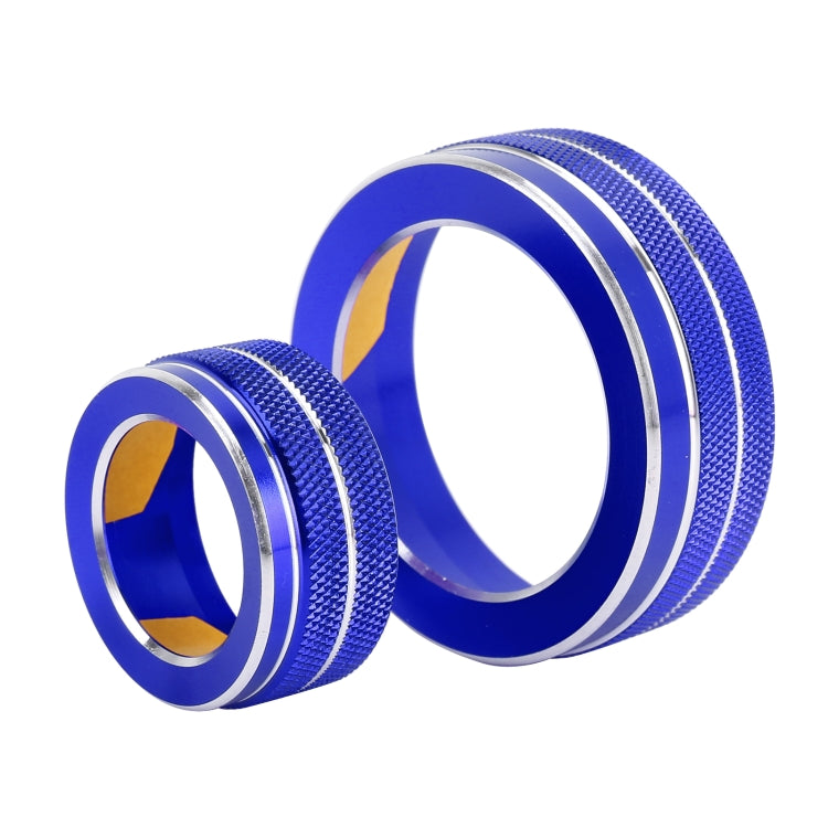 3 PCS Car Metal Air Conditioner Knob Case for Honda CR-V 2017(Blue) - Decoration Rings by PMC TechLife | Online Shopping South Africa | PMC TechLife | Buy Now Pay Later Mobicred