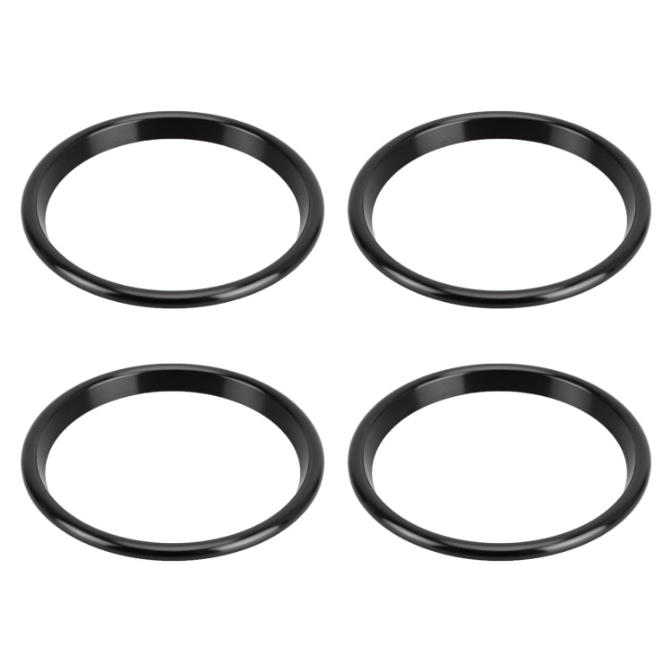 4 PCS Car Metal Air Outlet Decorative Outside Ring for Audi A3 / S3 / Q2L (Black) - Decoration Rings by PMC TechLife | Online Shopping South Africa | PMC TechLife | Buy Now Pay Later Mobicred