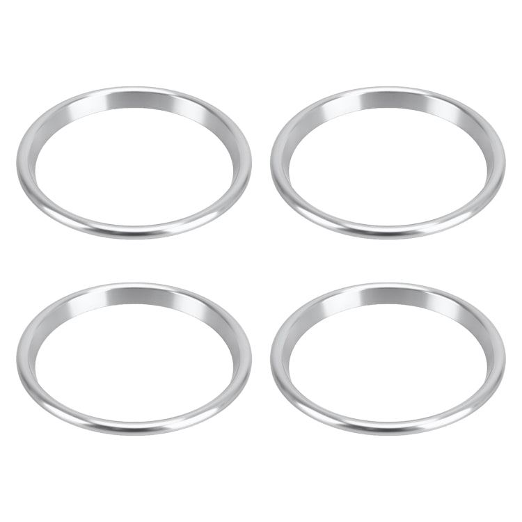 4 PCS Car Metal Air Outlet Decorative Outside Ring for Audi A3 / S3 / Q2L (Silver) - Decoration Rings by PMC TechLife | Online Shopping South Africa | PMC TechLife | Buy Now Pay Later Mobicred