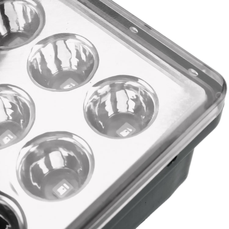 DC12V 1W Car Square Highlight Brake Lights Reversing Light with 15LEDs SMD-3528 (Transparent) - Brake Lights by PMC TechLife | Online Shopping South Africa | PMC TechLife | Buy Now Pay Later Mobicred