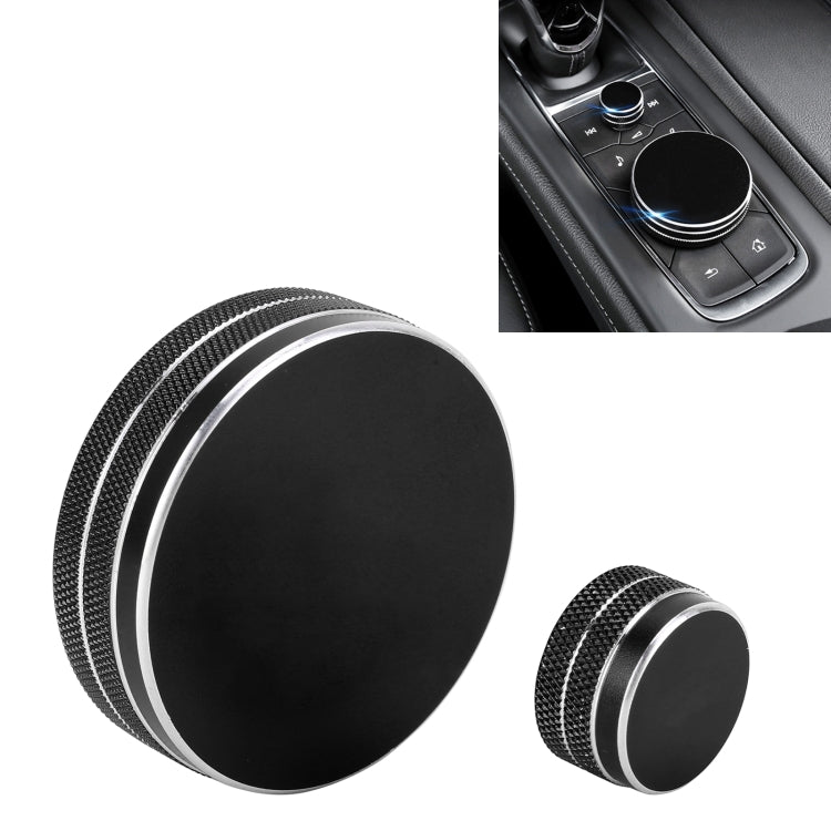 2 PCS Car Metal Central Control Knob Case for Cadillac (Black) - Decoration Rings by PMC TechLife | Online Shopping South Africa | PMC TechLife | Buy Now Pay Later Mobicred